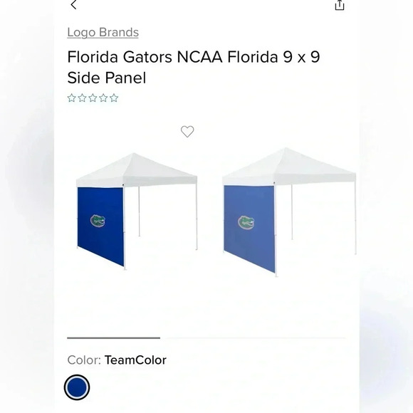 NWT Logo Brands Florida Gators NCAA
Florida 9 x 9 Side Panel Team Colors - Picture 2 of 3